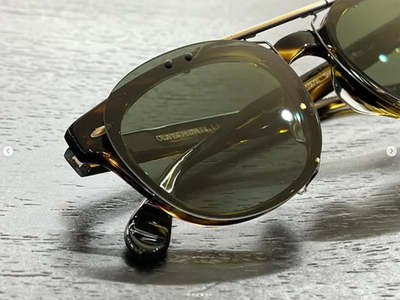 SHELDRAKE FLIP-UP CLIP -ON(OV5036C) GREY POLAR 47MM MSRP$259 frame