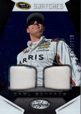 2016 Certified Sprint Cup Swatches #9 Carl Edwards /299 - RAC