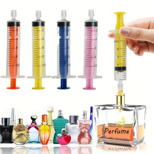 Colorful Perfume Syringe Straight Drawer Tool Divine Dispensing Extractor 10ml