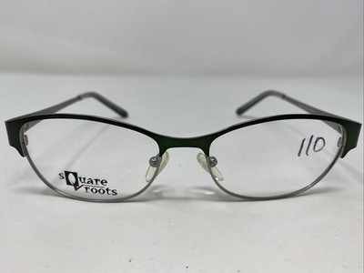 Square Roots NIKOLA FOREST 51-16-135 Dark Green Full Rim Eyeglasses Frame TM30
