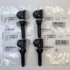 4X GENUINE TPMS TIRE PRESSURE SENSOR OEM 13598771 For BUICK CADILLAC CHEVROLET