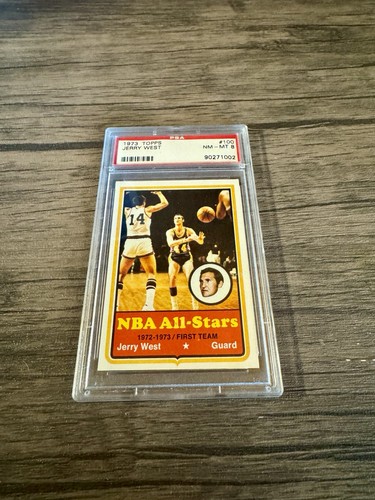 Jerry West #100 1973 Topps card