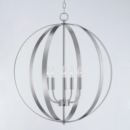 Maxim 10032 Provident 5 Light 24"W Taper Candle Pendant - Picture 3 of 8