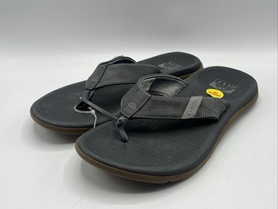 Reef Santa Ana Flip Flops Men's Size 8 Grey Flip Flops New