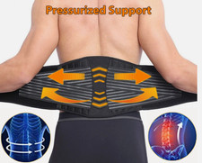 Lower Back Support Brace Lumbar Waist Belt Double Pull Breathable Belt Men Women