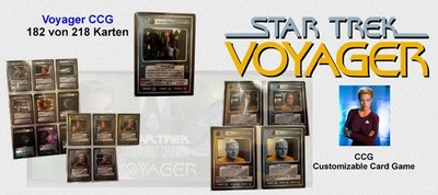 Star Trek CCG - VOYAGER - 182 von 218 Karten - Guter Zustand / NM siehe Bilder