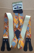 Suspender Factory Tool Pattern 48" Extra Large Suspenders w/Button Connector End