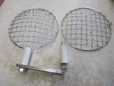 Fogdriving Lights Chrome Stone Guards 5-34 Pair Power Flow Vintage