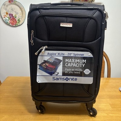 Samsonite Luggage Aspire XLite 20'' Spinner Travel Wheel Suitcase Bag Black