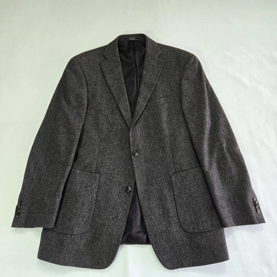 Arnold Brant Blazer Lana Cachemira Chaqueta Abrigo Deportivo Gris Forrado Talla 42R Para Hombre Foto 2 de 4