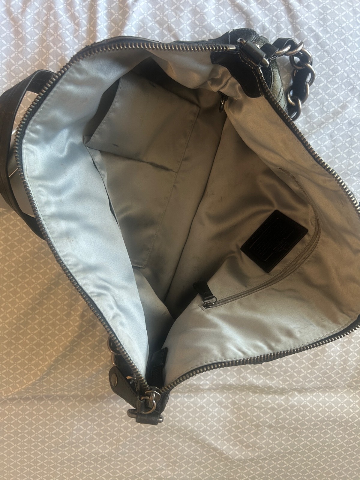 COACH Optic Patchwork Tote Bag Large Shoulder Bag… - image 3