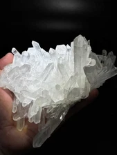 1pc  Natural White Quartz Cluster Energy Crystal Mineral Reiki Decor