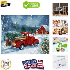 Paint by Number for Adults. Christmas Paint by Numbers for Adults Beginner Dr...