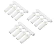 RPM Heavy Duty 4-40 Rod Ends (White) (12) [RPM73381]