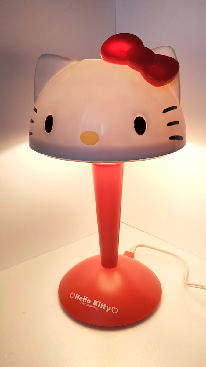 Hello Kitty Vintage Lamp 1999 Night Table Desk Bed Light Sanrio