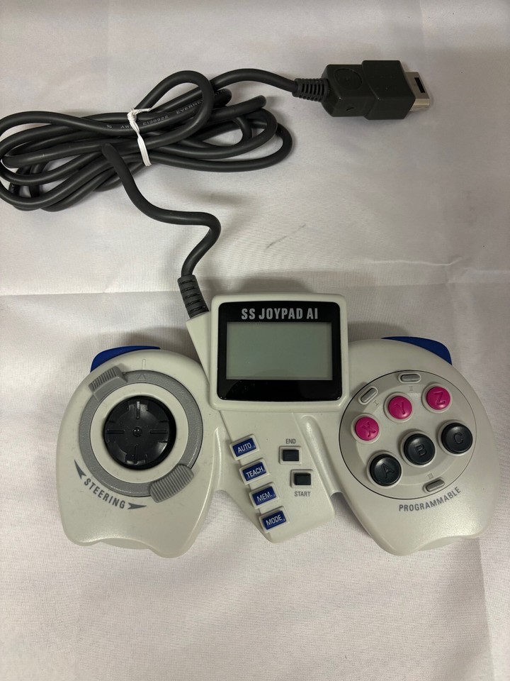 Lot of 2 Official Sega Saturn White Controller HSS-0101 OEM SS (A) – Retro Games Japan