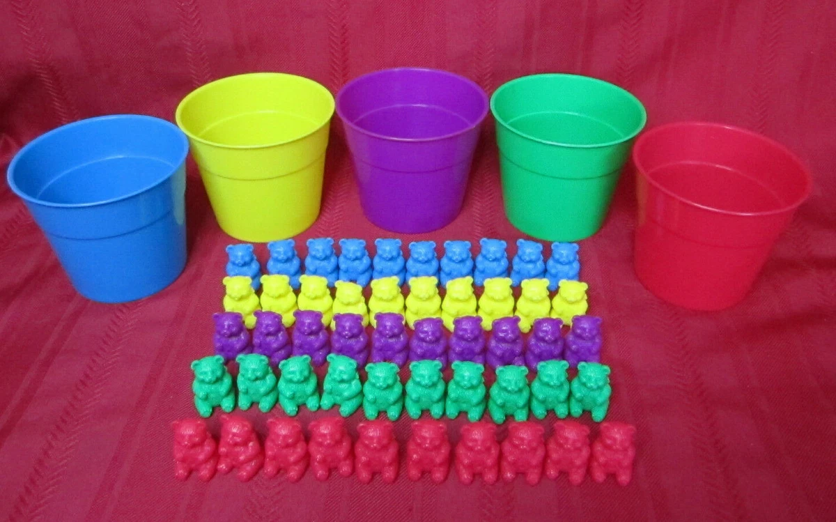 Plastic counting on sale bears