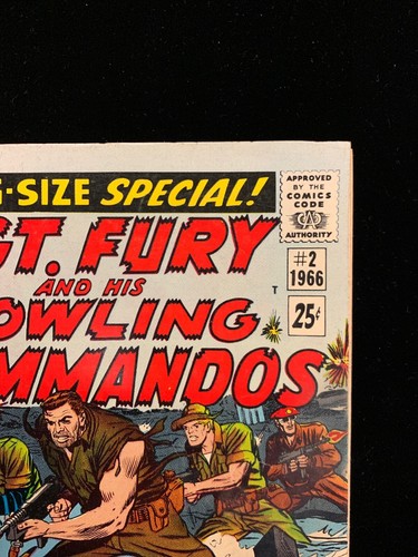 Sgt. Fury King-Size Special # 2 D-Day High Grade Copy 1966 - Picture 3 of 6
