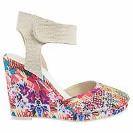 Pink wedge shop shoes uk