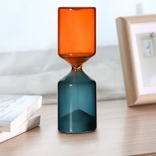 JY Innovative Einzigartige Form Sanduhr Home Sand Timer Glas Tisch Ornament Gebu - Bild 5 von 17