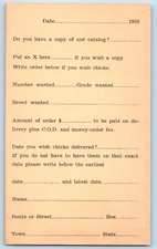 Shenandoah Iowa IA Postal Card Henry Field Seed & Nursery Co c1940's