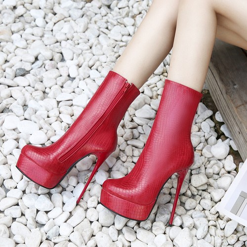 Fashion Women Stiletto Booties Drag 