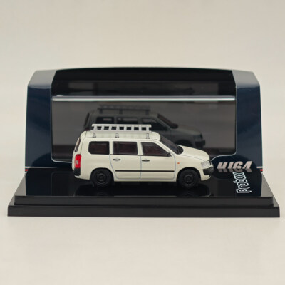 Hobby Japan 1/64 PROBOX Customized ver. with ROOF CARRIER White