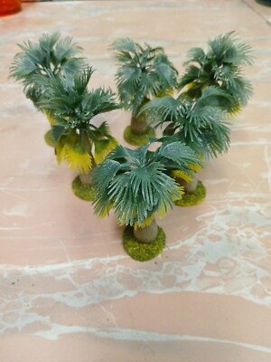 6 based Landscape Large Model Dwarf Palm Trees wargaming scenery terrain 3-4'' 