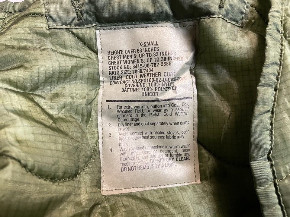 Patched Usaf Cold Weather M65 Feld Jacket & Lner Ma… - Gem - Foto 7