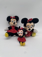 Vintage Disney Plush Minnie Mouse Small 6" Stuffed Doll