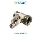 2 in 1 Water Connection 3/8", Osmosis System Stopcock for 10mm Hose
