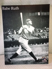 18x14” Babe Ruth Canvas Wall Art - MLB NY YANKEES - Cooperstown Collection