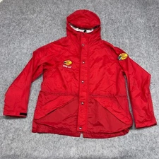 Bass Pro Shops Jacket Mens 2XL Red Extreme Weather Performance Windbreaker GTX