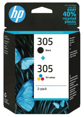 HP 305 Schwarz & Dreifarbig Tintenpatronen 6ZD17AE *WÄHLEN SIE IHR MODELL*
