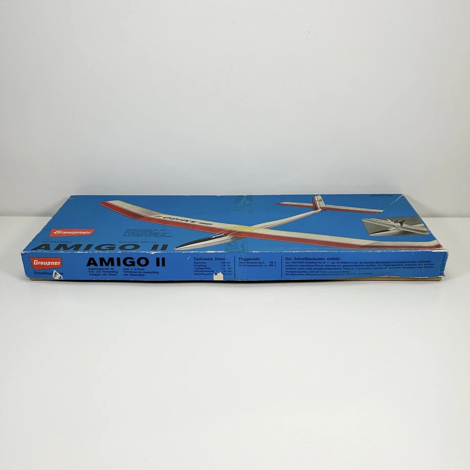 Vintage GRAUPNER Amigo II 4219 Model Plane Kit 2000mm Wingspan - NEW & BOXED - Image 3 of 4