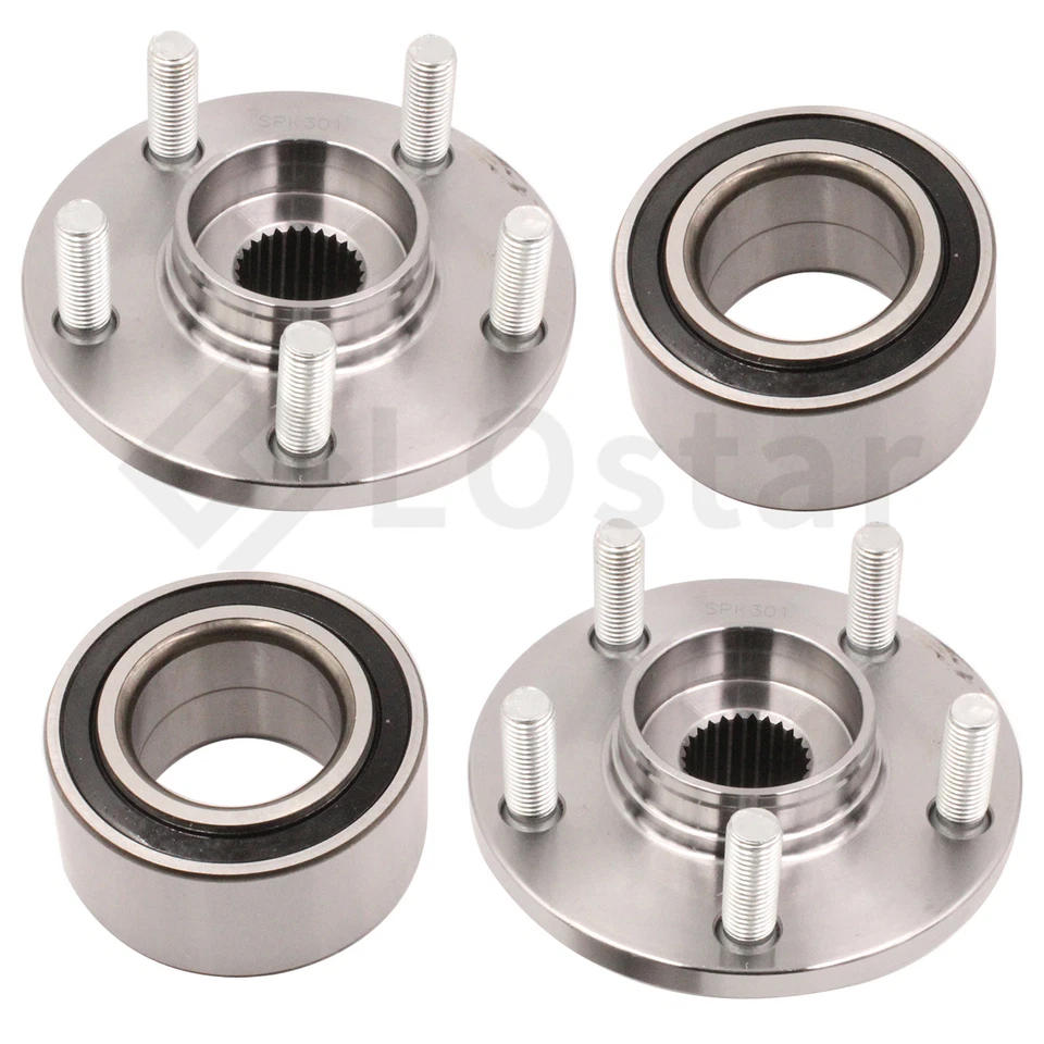 Pair(2)Front Wheel Hub &Bearing Fit Chrysler PT Cruiser/ Dodge Neon Foto 4 de 4