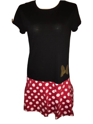 New DISNEY Parks MINNIE MOUSE Red Polka DOTS Womans