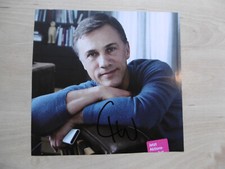 Christoph Waltz autograph signed 20x20 cm magazine image