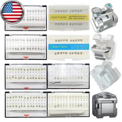 Orthodontic Self Ligating Bracket Empower Ormco DAMON Metal Ceramic MBT Roth 022