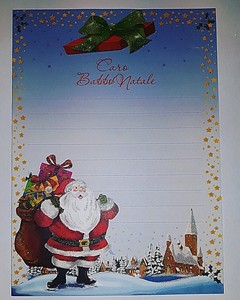 Immagini Di Lettere Per Babbo Natale.Lettera Per Babbo Natale Da Scrivere Con Busta Decorazione Glitter Regali Bimbi Ebay