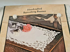 Heirloom Collection ~White Table Runner ~  16" x 72" ~Handcrafted Battenberg — photo 7