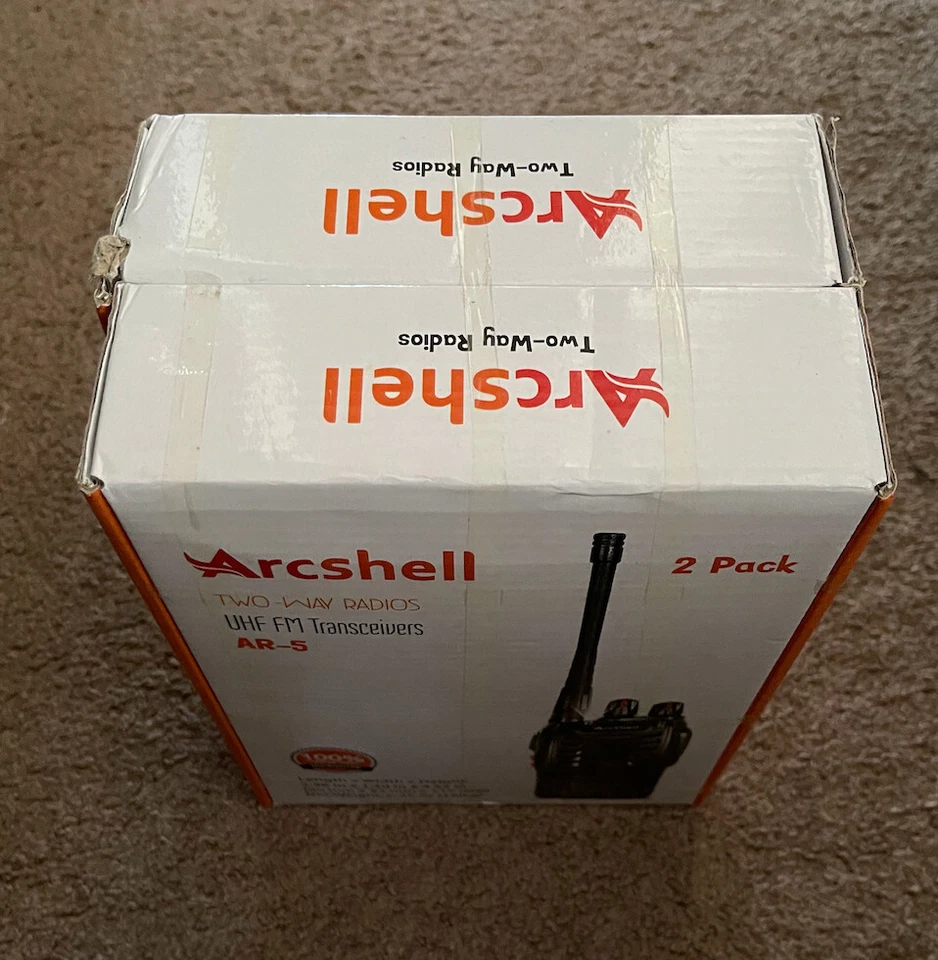 Brand NEW - Arcshell AR5 - Two-Way Radios - UHF FM Transceivers - 2 PACK - Image 3 of 3