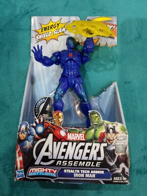 MARVEL Avengers Assemble Stealth Tech Armor IRON MAN Mighty Battlers (BRAND NEW)