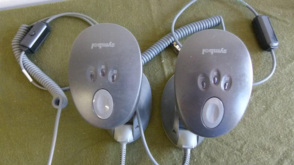 Lote de 2 - Escáner ciclónico de código de barras Symbol Technologies M2007-I500R Foto 3 de 4