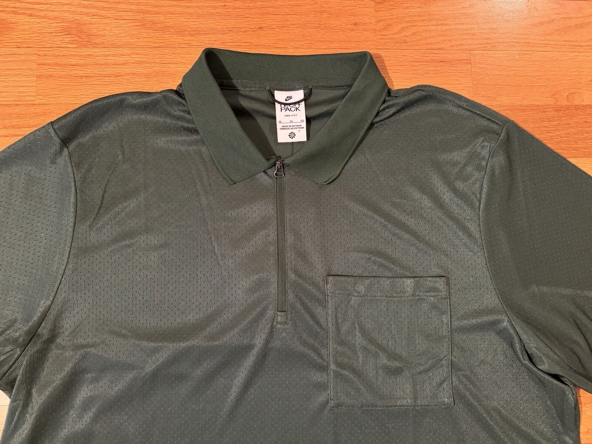 New XL Nike Tech Pack Dri-FIT Half Zip Long Sleeve Top Polo