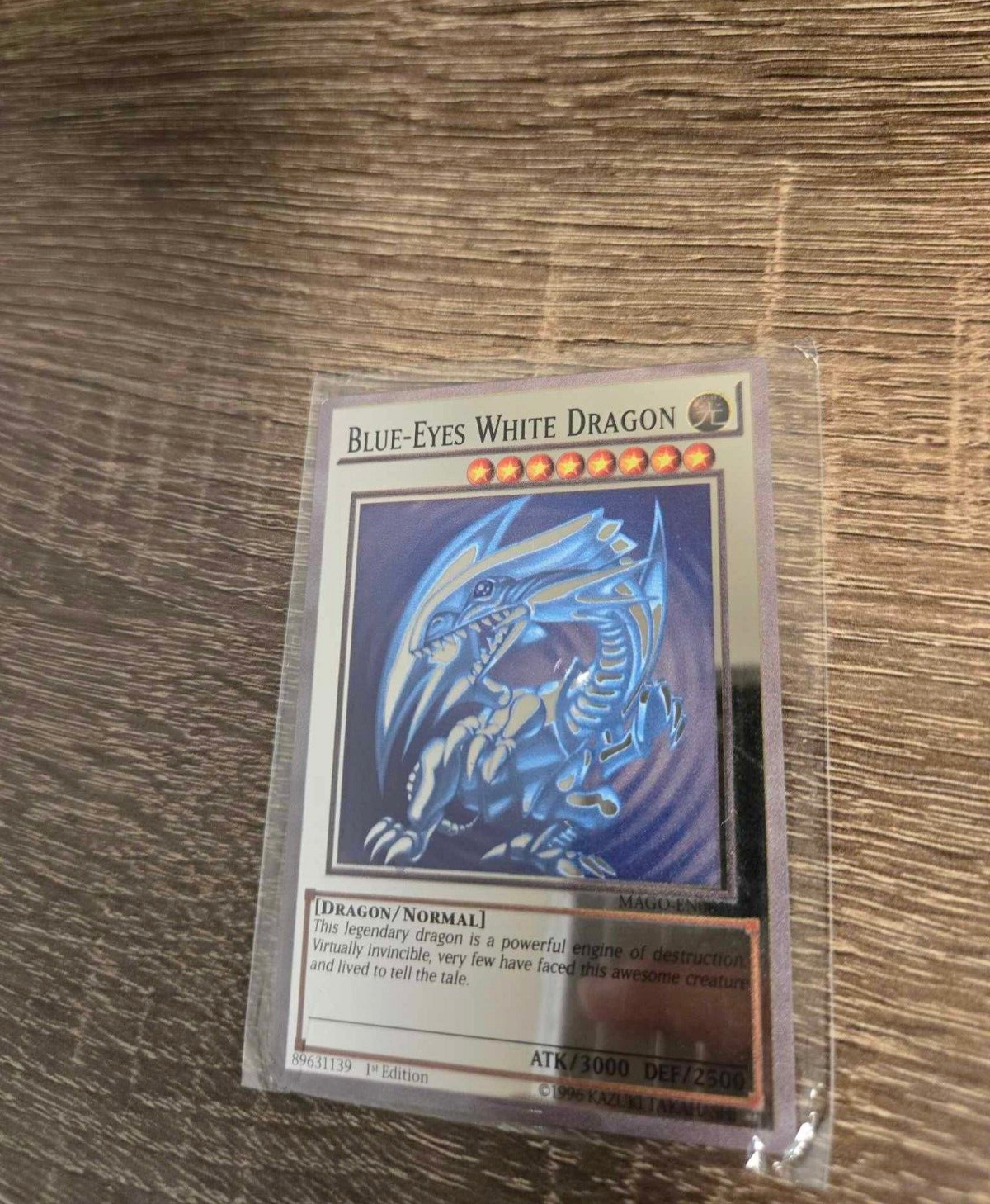 Blue Eyes White Dragon Yugioh Card GOLD Platinum Silver Collectible METAL CARD