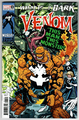 What If...? Dark Venom # 1 Variant (9.4) 10/2023 Marvel ''This Man This Monster!''