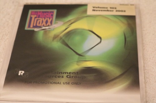 ERG Nu Music Traxx 103 Nov 2002 US VG+ Promo CD Hip Hop R&B Electronic House