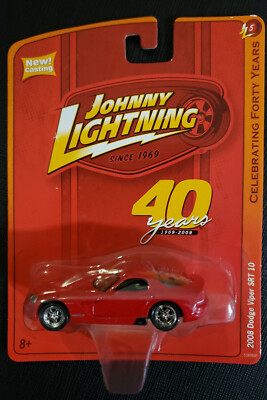 Johnny Lightning 40 Years 2008 Dodge Viper SRT 10 Red