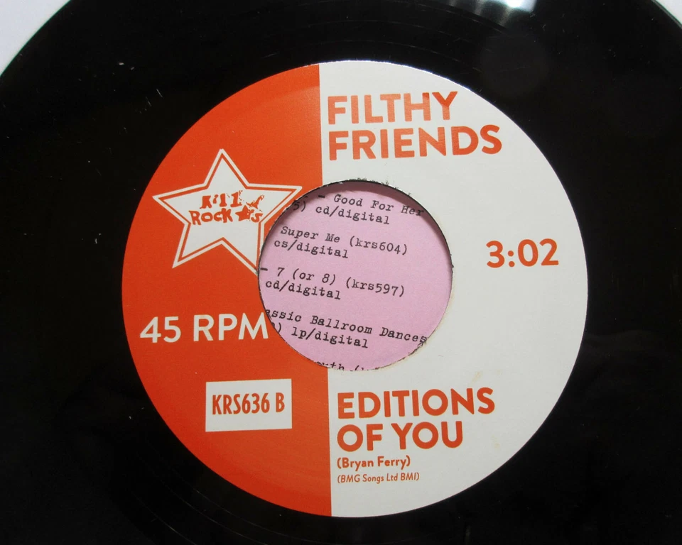 *2017 RSD* Peter Buck Filthy Friends Any Kind Of Crowd 7" Vinyl Single R.E.M. - Image 4 of 4
